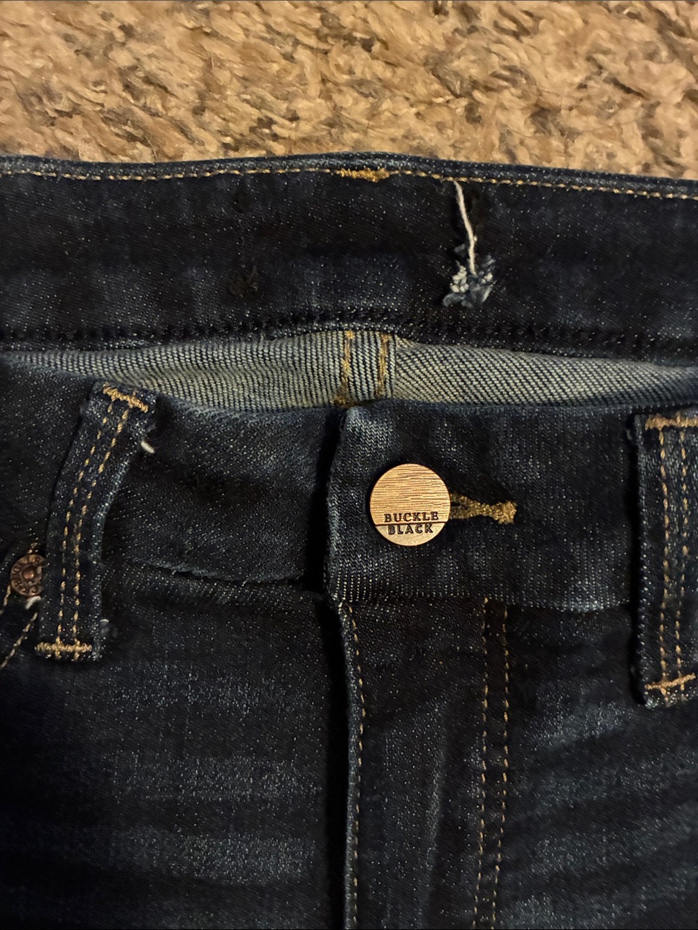 Buckle black bootcut jeans -size 26 - Picture 2 of 6